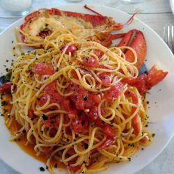 Aragosta - Gluten free pasta and 1/2 lobster.  Spectacular!!
