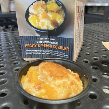 Mission BBQ - Peach cobbler. - Barbeque Near Me - Colorado Springs, Colorado