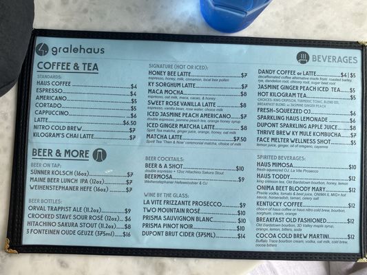 Menu photo 8 Gralehaus Louisville, KY