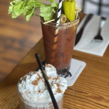 Madrona Bar & Grill - Mexican hot cocoa with tequila, Bloody Mary - American Near Me - Eastsound, Washington Madrona Bar & Grill - Mexican hot cocoa with tequila, Bloody Mary - American Near Me - Eastsound, Washington