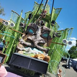 Reno River Festival - Dj playing on the top of this creation!