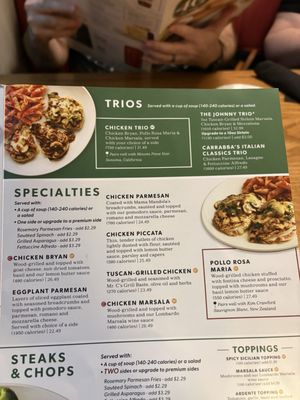 Menu photo 3 Carrabba's Italian Grill Lutz, FL