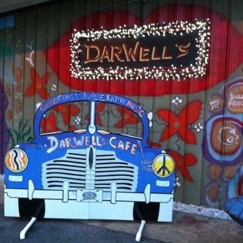 Darwell's Cafe - Art work at the entrance - Salad Near Me - Long Beach, Mississippi