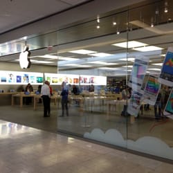 Apple Store - Apple Store front, from the side.