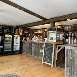 Franconia Coffee House - The cozy interior of the cafe / April 2024