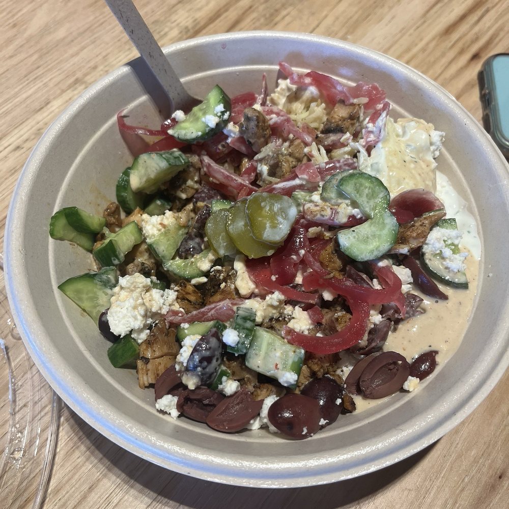 CAVA - Spicy chicken bowl - Mediterranean Near Me - Scottsdale, Arizona