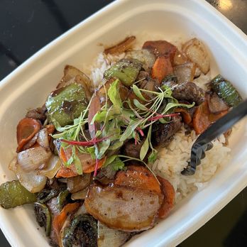 Wokker HTX - Excellent dish. Bourbon Pepper steak. - Asian Fusion Near Me - Houston, Texas Wokker HTX - Excellent dish. Bourbon Pepper steak. - Asian Fusion Near Me - Houston, Texas