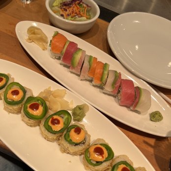 Benihana - Indianapolis - Rainbow roll and LAS VEGAS ROLL Deep fried - Sushi Bars Near Me - Indianapolis, Indiana