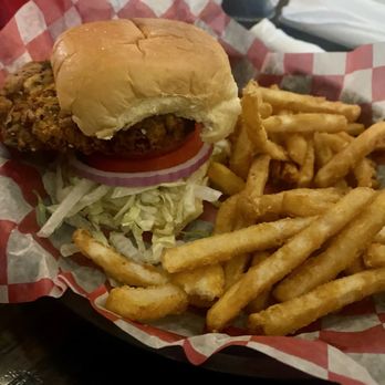 Roots Burger Bar - Mom's Tenderloin - American Near Me - Carmel, Indiana