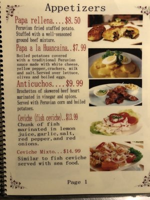 Menu photo 1 Mucho Gusto Fontana, CA