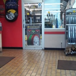 Lobby, watching repair on my van.