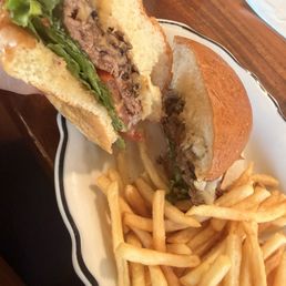 Mushroom burger Mushroom burger