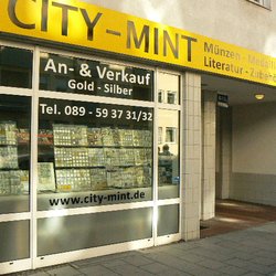 City-Mint - unser "neues" Schaufenster in der Schellingstr. 103 - 80798 München; nach 40 Jahren am Hauptbahnhof sind wir seit 01.08.2018 hier erreichbar