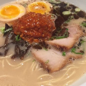 IPPUDO NY - Karaka-men with Nitamago - Ramen Near Me - New York, New York IPPUDO NY - Karaka-men with Nitamago - Ramen Near Me - New York, New York