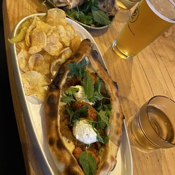 Balkan Treat Box - Pide with side of chips - Turkish Near Me - Webster Groves, Missouri Balkan Treat Box - Pide with side of chips - Turkish Near Me - Webster Groves, Missouri