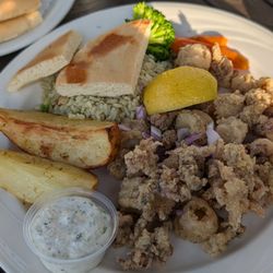 Milos Greek Taverna - Calamari plate dinner