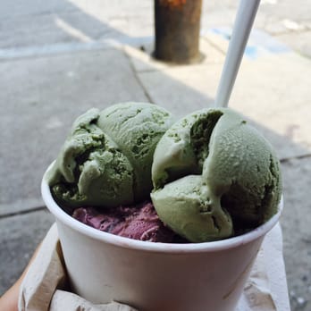 Three Sisters - Green tea & Purple cow ice cream - Ice Cream & Frozen Yogurt Near Me - Providence, Rhode Island Three Sisters - Green tea & Purple cow ice cream - Ice Cream & Frozen Yogurt Near Me - Providence, Rhode Island
