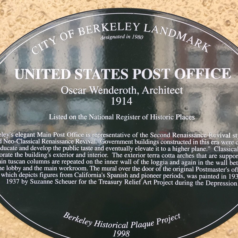 US Post Office - Historical landmark. - Post Offices Near Me - Berkeley, California US Post Office - Historical landmark. - Post Offices Near Me - Berkeley, California