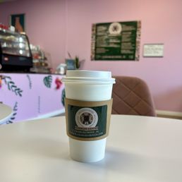 Oat milk latte Oat milk latte