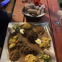 Queen Sheba - Veggie option and 2 meats