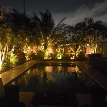 Lightscape Designs - Uplighting under Aricas around the pool - Lighting Fixtures & Equipment Near Me Lightscape Designs - Uplighting under Aricas around the pool - Lighting Fixtures & Equipment Near Me