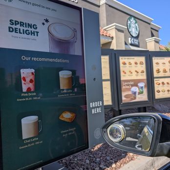 Starbucks - The drive-thru is always neat and clean. With easy to read signage - Coffee & Tea Near Me - Henderson, Nevada Starbucks - The drive-thru is always neat and clean. With easy to read signage - Coffee & Tea Near Me - Henderson, Nevada