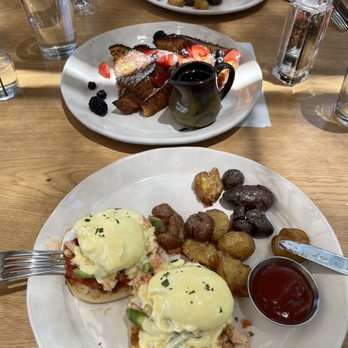 Corkfire Kitchen - Crab Benedict* - New American Near Me - Temecula, California