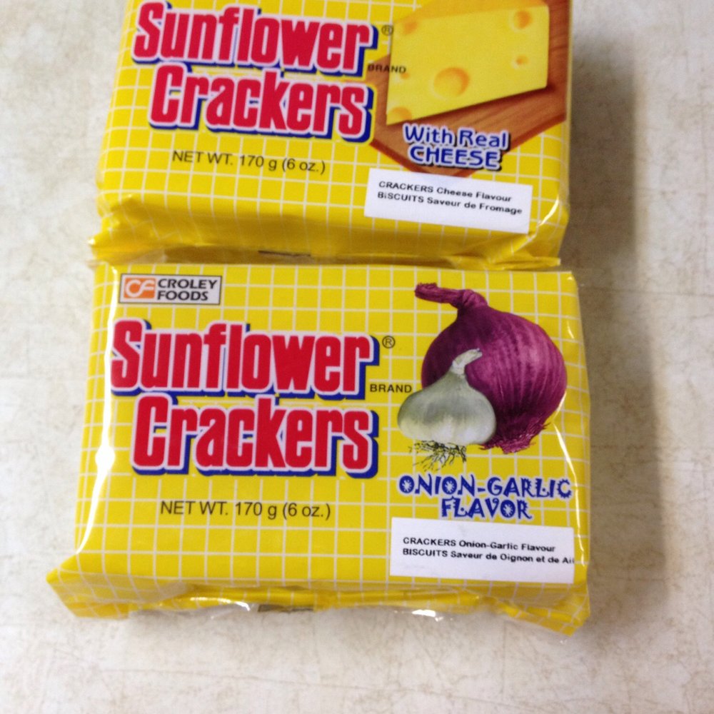 Fusion Supermarket - Sunflower Crackers with real cheese and onion-garlic flavour - Grocery Near Me - Scarborough, Ontario Fusion Supermarket - Sunflower Crackers with real cheese and onion-garlic flavour - Grocery Near Me - Scarborough, Ontario
