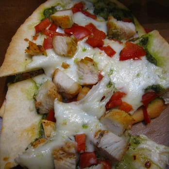 Zanzibar Cafe - Chicken Pesto Flatbread ($6.50) - Coffee & Tea Near Me - La Jolla, California