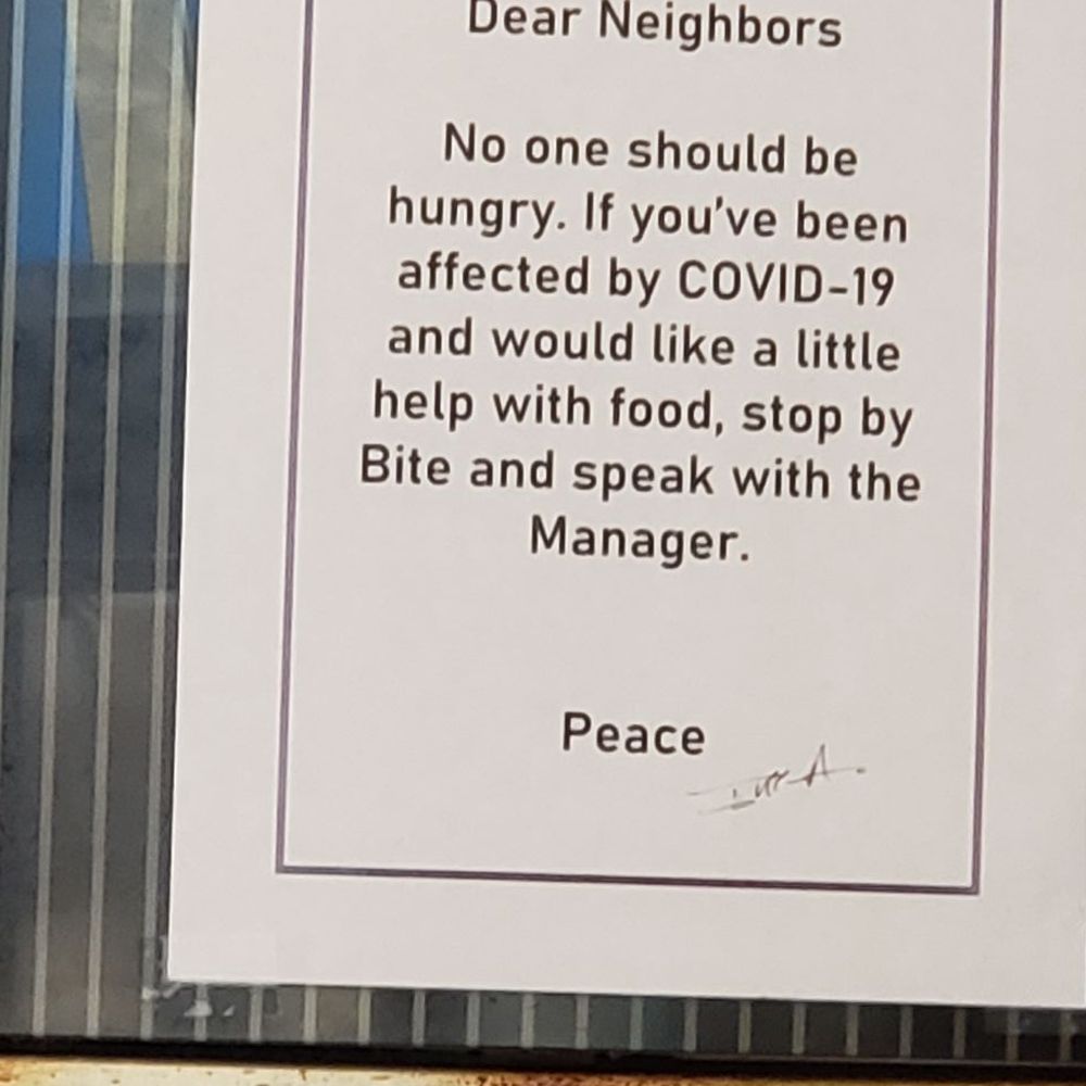 Bite - Touched by heart this place posted this notice. - Delis Near Me - San Francisco, California Bite - Touched by heart this place posted this notice. - Delis Near Me - San Francisco, California