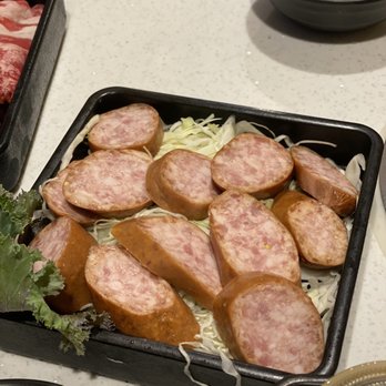 Spring Shabu-Shabu - Sausage - Japanese Near Me - Flushing, New York