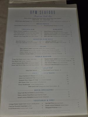 Menu photo 1 RPM Seafood Chicago, IL Menu photo 1 RPM Seafood Chicago, IL