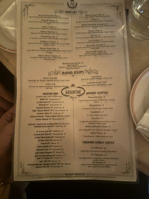 Menu photo 5 Maison Premiere Brooklyn, NY Menu photo 5 Maison Premiere Brooklyn, NY