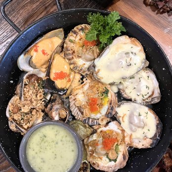 HEM Kitchen And Bar - Grilled Seafood Combo $30 4.5/5 stars - Vietnamese Near Me - Houston, Texas