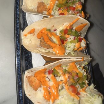 Lagos Restaurant and Lounge - Salmon Fish Tacos - African Near Me - New York, New York Lagos Restaurant and Lounge - Salmon Fish Tacos - African Near Me - New York, New York