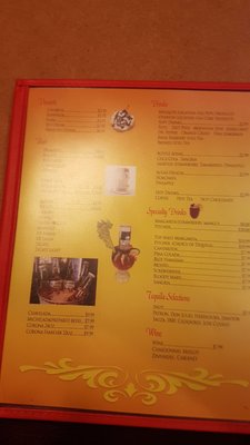 Menu photo 8 La Fonda Mesquite, NV