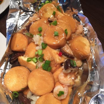 Hunan Bistro - Stir fried tofu with squid, shrimp, mushrooms, green onions, and chilies - Chinese Near Me - Houston, Texas Hunan Bistro - Stir fried tofu with squid, shrimp, mushrooms, green onions, and chilies - Chinese Near Me - Houston, Texas