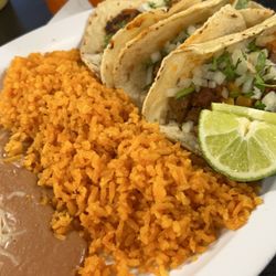 Tacos Lamar - Taco Plate - Pastor