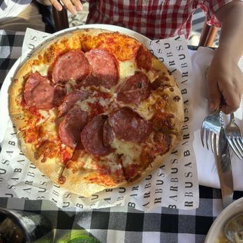 Barbusa - Salami pizza - Italian Near Me - San Diego, California Barbusa - Salami pizza - Italian Near Me - San Diego, California