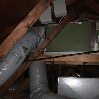 Central Virginia Air - before with poor install and unit was not serviceable. - Heating & Air Conditioning/HVAC Near Me - Bedford, Virginia Central Virginia Air - before with poor install and unit was not serviceable. - Heating & Air Conditioning/HVAC Near Me - Bedford, Virginia