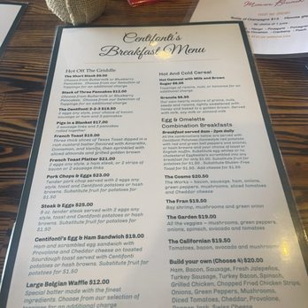 Centifonti's Restaurant - Desserts Near Me - La Mesa, California