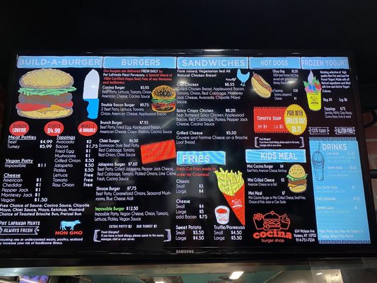 Menu photo 2 Cocina Burger Shop Yonkers, NY