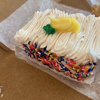 Jackson's Bakery - Vanilla cake slice - Bakeries Near Me - Rochester, New York