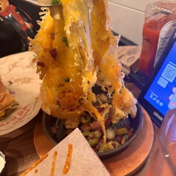 Chili's - plastic cheese cheese fries - Bars Near Me - Melrose Park, Illinois
