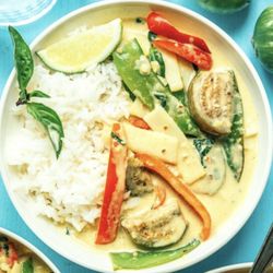 Green Curry with Eggplant