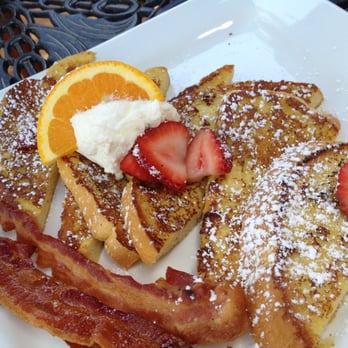 Hannah's Off The Square - Grand Marnier french toast! Delicious. - New American Near Me - Denton, Texas