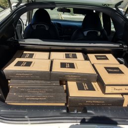 Boxes in trunk better than a game if Tetris.