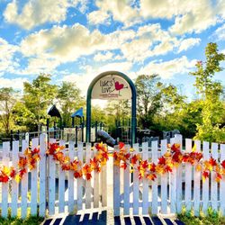 Luke's Love Boundless Playground - Luke's Love entrance in early Autumn