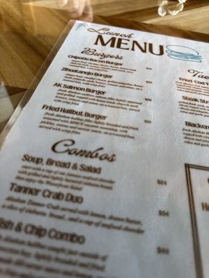 Menu photo 1 Gold Rush Bistro Seward, AK