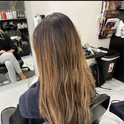 Salon MilaJo - First photo of my hair before it was done.